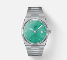 Tissot PRX Powermatic 80 Mint Green Dial Steel Men's Watch T1374071109101