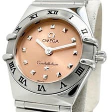 OMEGA  1561.61 Constellation My Choice Watches Stainless Steel Quartz Pink d...