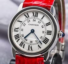 Cartier Ronde Solo De Cartier 29mm Silver Dial Papers Small Model W6700155