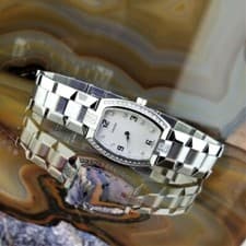 Concord Tonneau La Scala Diamond MOP Dial Swiss Quartz Watch 0311031