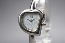 [N MINT] Yves Saint Laurent Heart 40th Anniversary Bangle Women’s Quartz Watch