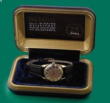 Vintage 1950's BULOVA Automatic 23 Jewels 6 Adjustments Men's Watch Original Box