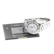 BREITLING SUPER OCEAN II A17316 36mm SS White Dial Automatic Date #C370