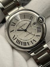 Cartier Ballon Bleu 40mm WSBB0040 Steel Auto | Box & Card | VG Condition | 2021