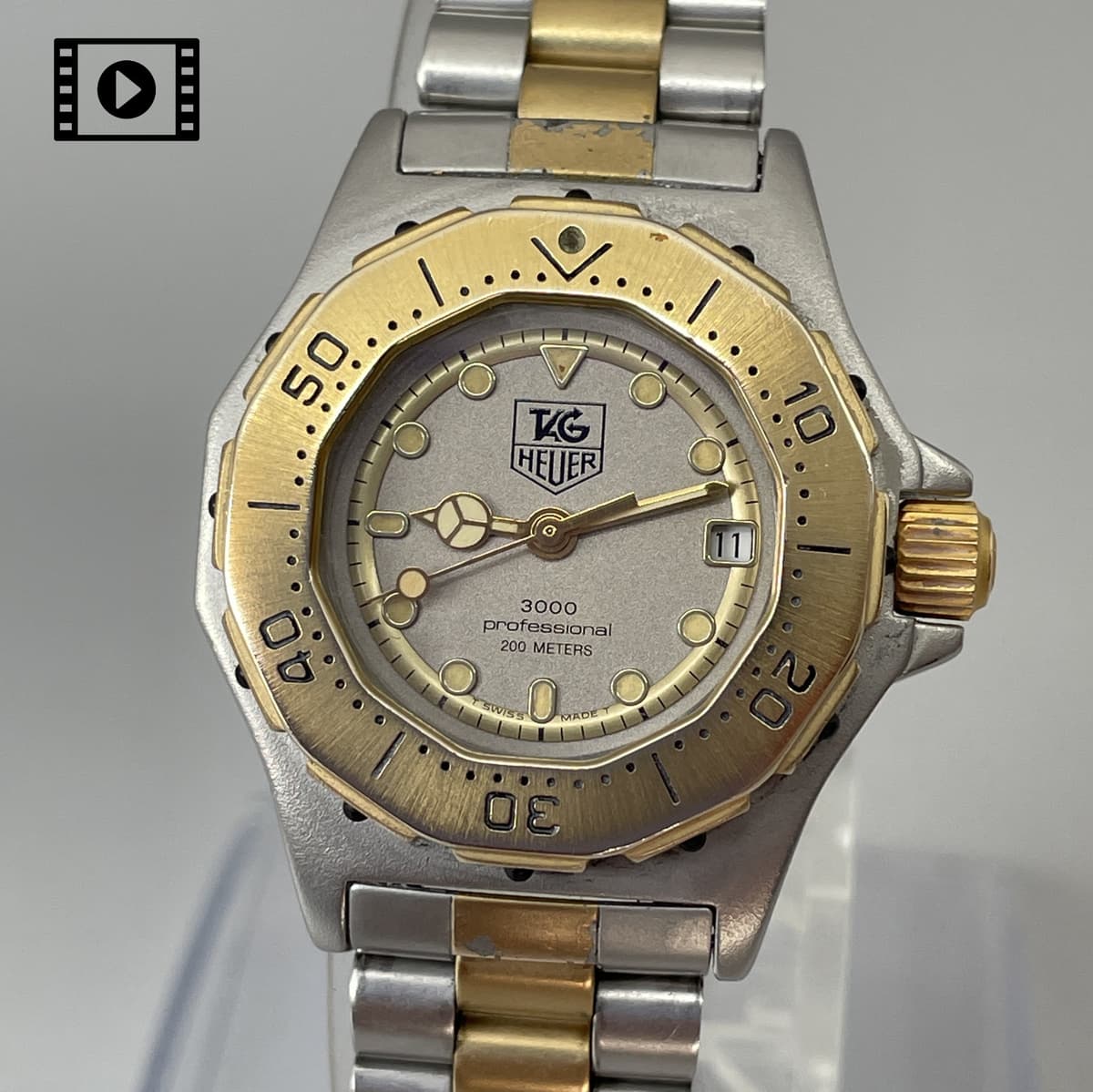 Tag Heuer Professional 3000 934.208 [US Stock] Women's Quartz Watch Diver N.MINT