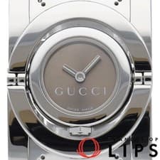 Gucci Twirl Bangle Watch Twirl watch 112 Box SS Ladies Watch Brown Finished Good
