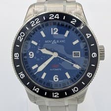MontBlanc 1858 GMT Automatic Blue Dial