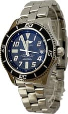 Breitling Superocean 42 A17364 Black Dial Automatic Mens Watch Excellent A6288