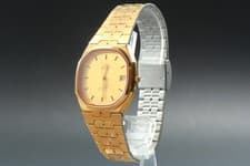 Vintage 1979 Omega De Ville Cal.1332 Cushion Gold Bracelet Date [Near Mint]
