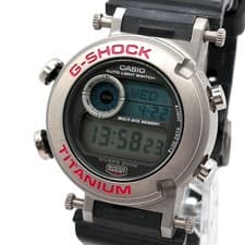 CASIO G-SHOCK FROGMAN DW-9900 Titanium Quartz Black Watch Working New Battery