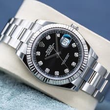 Rolex Datejust 126334 Black Diamond Dial 2026 41mm NEW Box & Papers