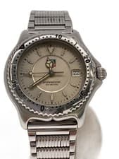 TAGHeuer Quartz Watch Analog SLV WI1210 Aftermarket Strap Dial Deterioration