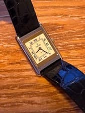 Concord Delirium Rectangular Ultra Thin Quartz Watch Swiss Vintage Rare