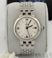 Tudor Clair De Rose Stainless Steel White Diamond Dial 30mm Women’s M35500-0004