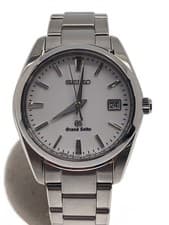 Grand Seiko Men's Watch 9f Quartz Analog Stainless WHT SLV SS SBGX095 Used