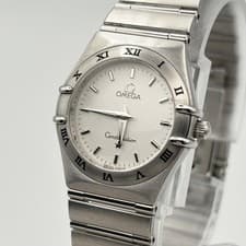 OMEGA Constellation Mini Quartz Watch 6552/864 Silver Dial