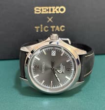 SEIKO SZSB007 TiCTAC Collab Limited Ed. Automatic Watch MINT w crisp OEM strap!