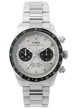 Timex Waterbury Heritage Chronograph 39mm Silver Stainless Steel New R8041060
