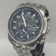 Citizen AT9010-52E Eco Drive World Time Radio Controlled Black Dial Men's Watch