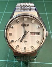 Seiko Lordmatic Automatic Wristwatch 56068061 Silver Dial wrist 16cm