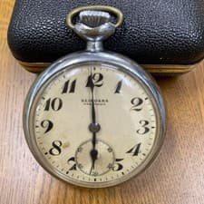 SEIKOSHA Precision JNR Pocket Watch 1953 Vintage Working Rare