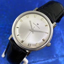 Vintage 1960s Man’s HAMILTON Stunning Silver Dial Fully Serviced 1 Year WARRANTY
