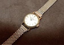 OMEGA Lunette 1961 Ladies Manual Wind Gold Filled Cal 245 Serviced Vintage Watch