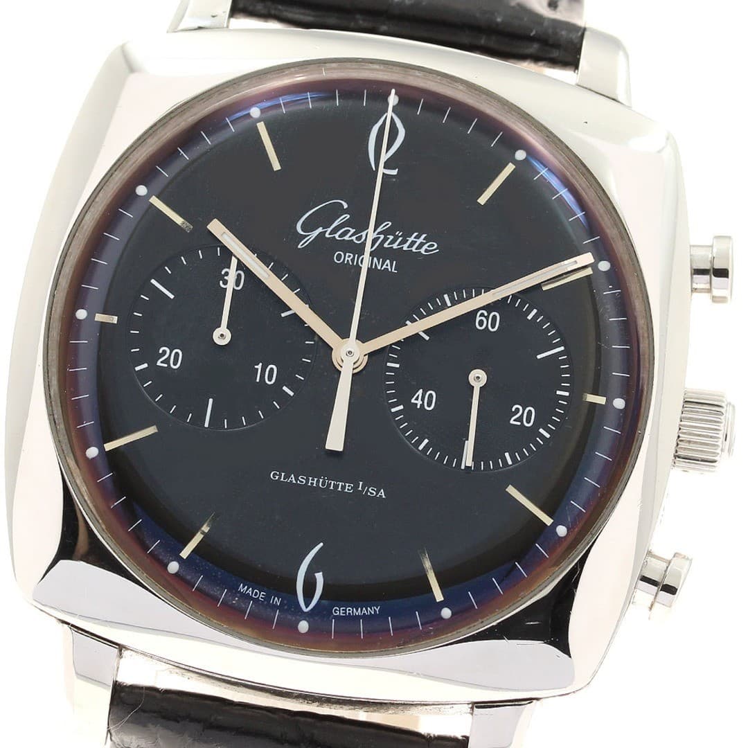[Glashutte Original] Sixties Square Chronograph 1-39-34-02-32-04 [USED] NO BOX