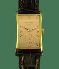 PATEK PHILIPPE "HourGlass" Ref.1593 18K Gold  Men's Vintage Watch Original Band