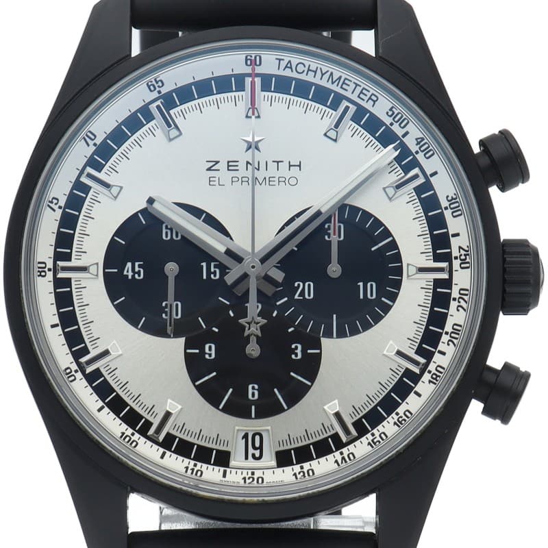 ZENITH Chronomaster El Primero Watch 42mm 24.2041.400/01.R576 Ceramic alumin...