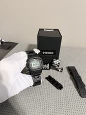 Casio G-Shock GW-5000U-1JF Black Watch with OEM Combi Bracelet