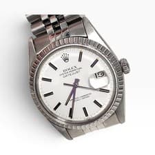 Rolex Datejust 36 mm Steel Jubilee White Dial Automatic Watch 16030 Circa 1979