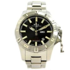 Automatic Black Stainless Steel BALL Watch Hydrocarbon DM2036A w/Box