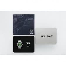 Seiko Sport 5 HUF Limited Edition SRPM09K1 Green Steel Men's Watch