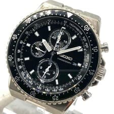 Seiko Prospex Chronograph Quartz Watch 43mm 7T62 0KF0 Mens wrist 15cm