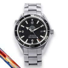 Omega Seamaster Planet Ocean 2201.50.00 CoAxial Black Dial SS Watch