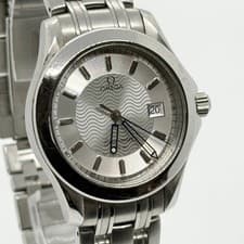 OMEGA Watch Seamaster 120m 196 1501 Silver Quartz Date Men's Working Auth Rare