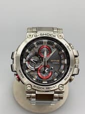 CASIO G-SHOCK Solar Analog Silver Watch Excellent JAPAN