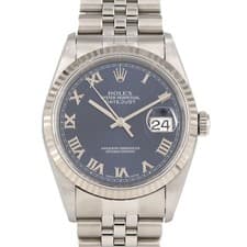 Authentic Rolex Datejust 16234 SSxWG Mechanical Automatic U-Serial #260-007-...