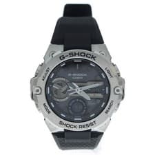 CASIO G-SHOCK GST-B400-1AJF G-STEEL Black dial SS×Rubber Solar Watch Used bd7c87