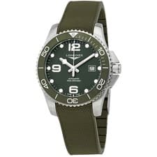 Longines Hydroconquest Automatic Green Dial Men's Watch L37824069