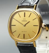 1976 Near MINT OMEGA De Ville 32mm 111.0133 Manual Cal.625 Gold Men's Vintage