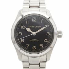 6wcb0111 Hamilton Khaki Field Murf H70405130 Black Dial Used Men s wristwatch