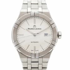 Maurice Lacroix Aikon Ai6008 Silver Dial Used Watch Men'S