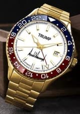 [#061 New] President Trump White Dial  Automatic 18k Gold Plated Limited Watch