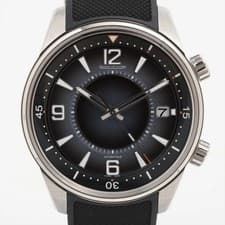 Jaeger-LeCoultre Polaris Date Q9068650 SS SS & Rubber AT black dial