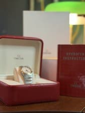 Mens Omega Constellation 18K Gold Chronometer Watch Diamond Dial - 1304.35