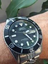 Seiko SKX023J Automatic Diver 7S26 Midsize Serviced Original Clean 10 Bar