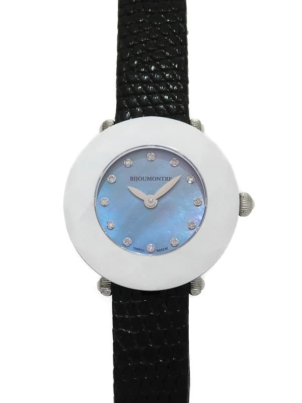 BIJOU MONTRE Angel Eye Collection Quartz Watch 53010T Blue Dial 28mm