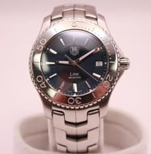 Tag Heuer WJ1112-0 39mm Link 200 Meters Blue Dial Stainless Steel Quartz Watch
